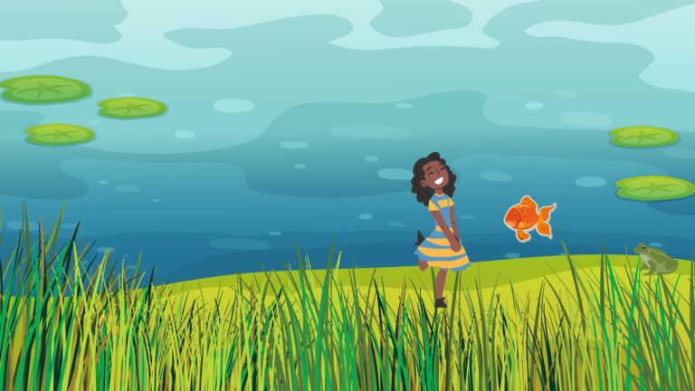 The Golden Fish- Story for toddlers
